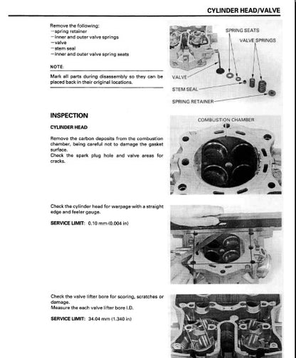 Manuel d'atelier Honda VTR 1000 F { {{ Docautomoto }}