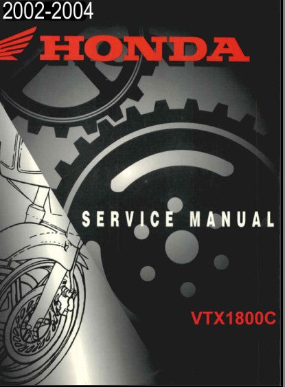 Manuel de réparation Honda VTX 1800C 2002 2004 { {{ Docautomoto }}
