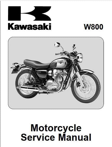 Manuel d'atelier Kawasaki w 800 AUTHENTIQU'ERE