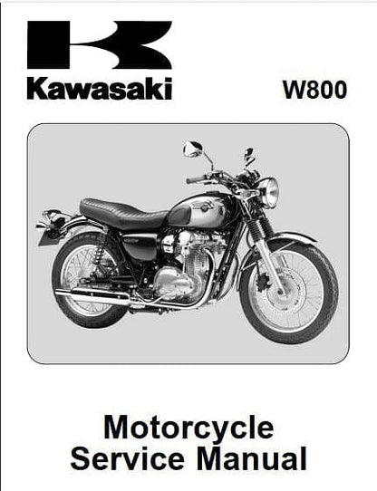 Manuel d'atelier Kawasaki w 800 AUTHENTIQU'ERE