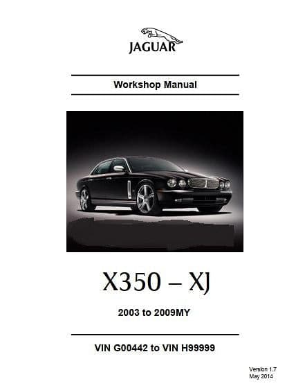 Manuel d'atelier Jaguar XJ X 350 2003 2009 { AUTHENTIQU'ERE