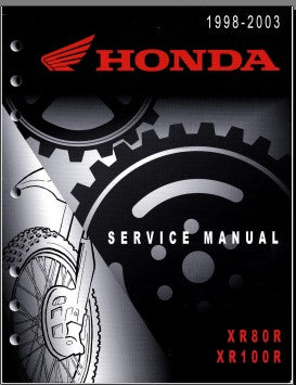 manuel d'atelier Honda XR 80 XR 100 1998 2003 { {{ Docautomoto }}