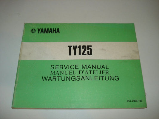 Manuel d'atelier Yamaha 125 175 TY 1978 { AUTHENTIQU'ERE